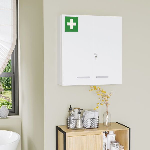 VELISTA Medizinschrank Aus Holz - Rustikale Wand-Apotheke Im Bauernhausstil